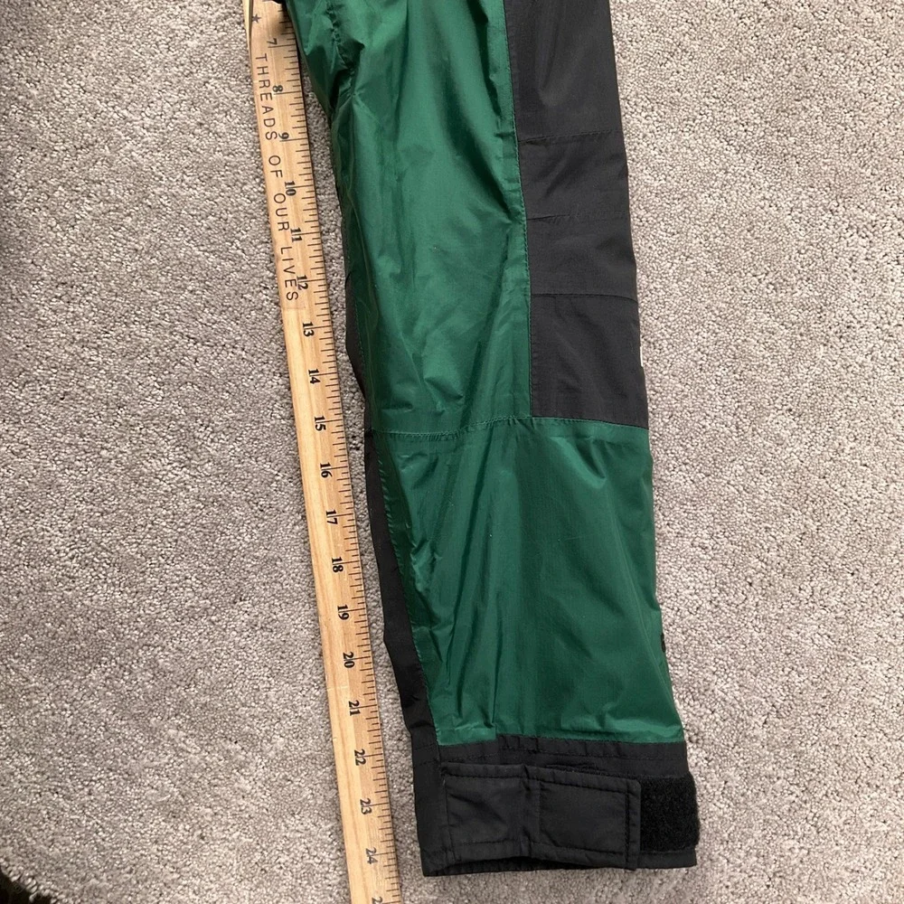 North Face Jacket Mens Large Green Black 88017 Gore Tex‎ Hood Outdoor Softshell
